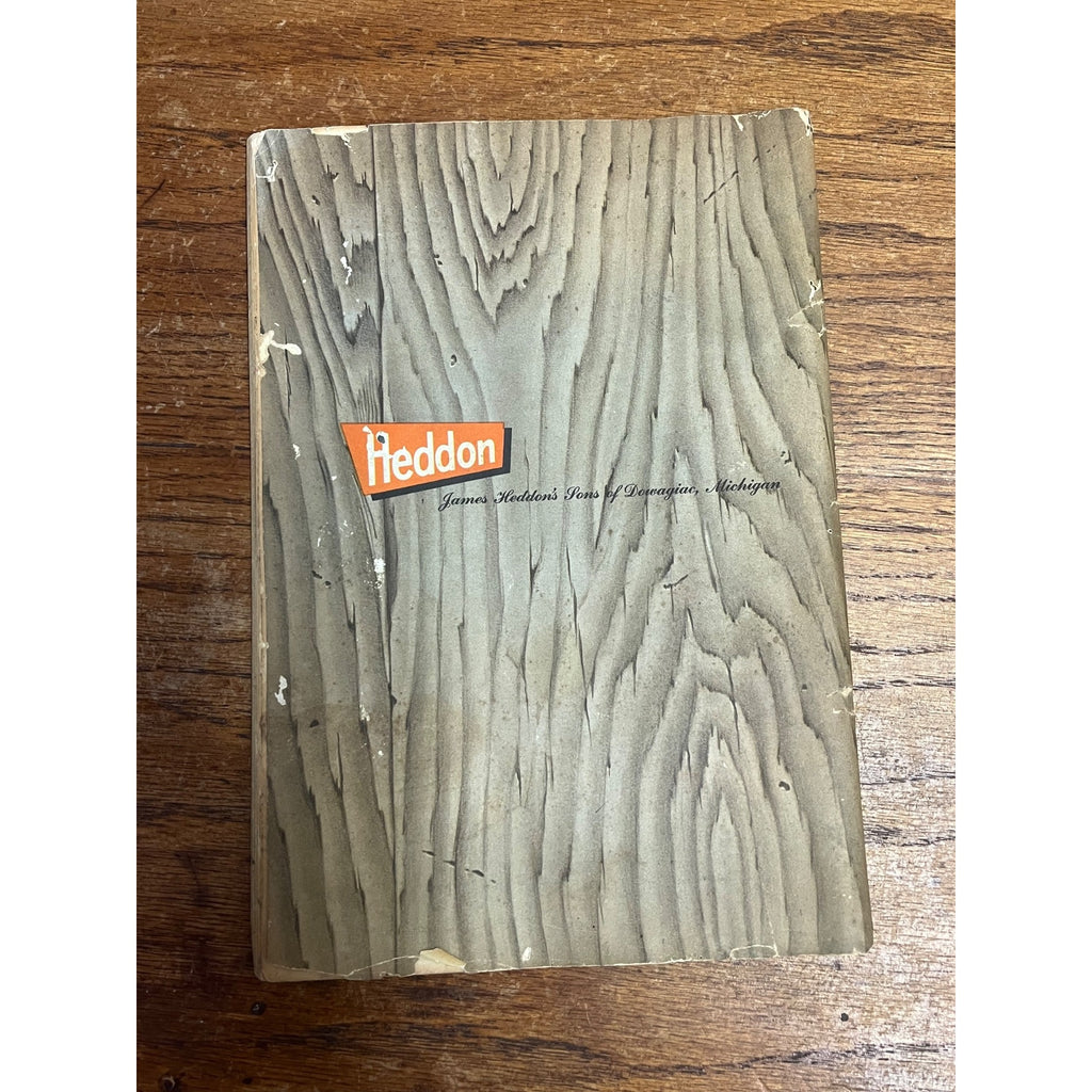1954 Heddon Fishing Tackle Catalogue, Pamphlet and Walleye Heddon Print
