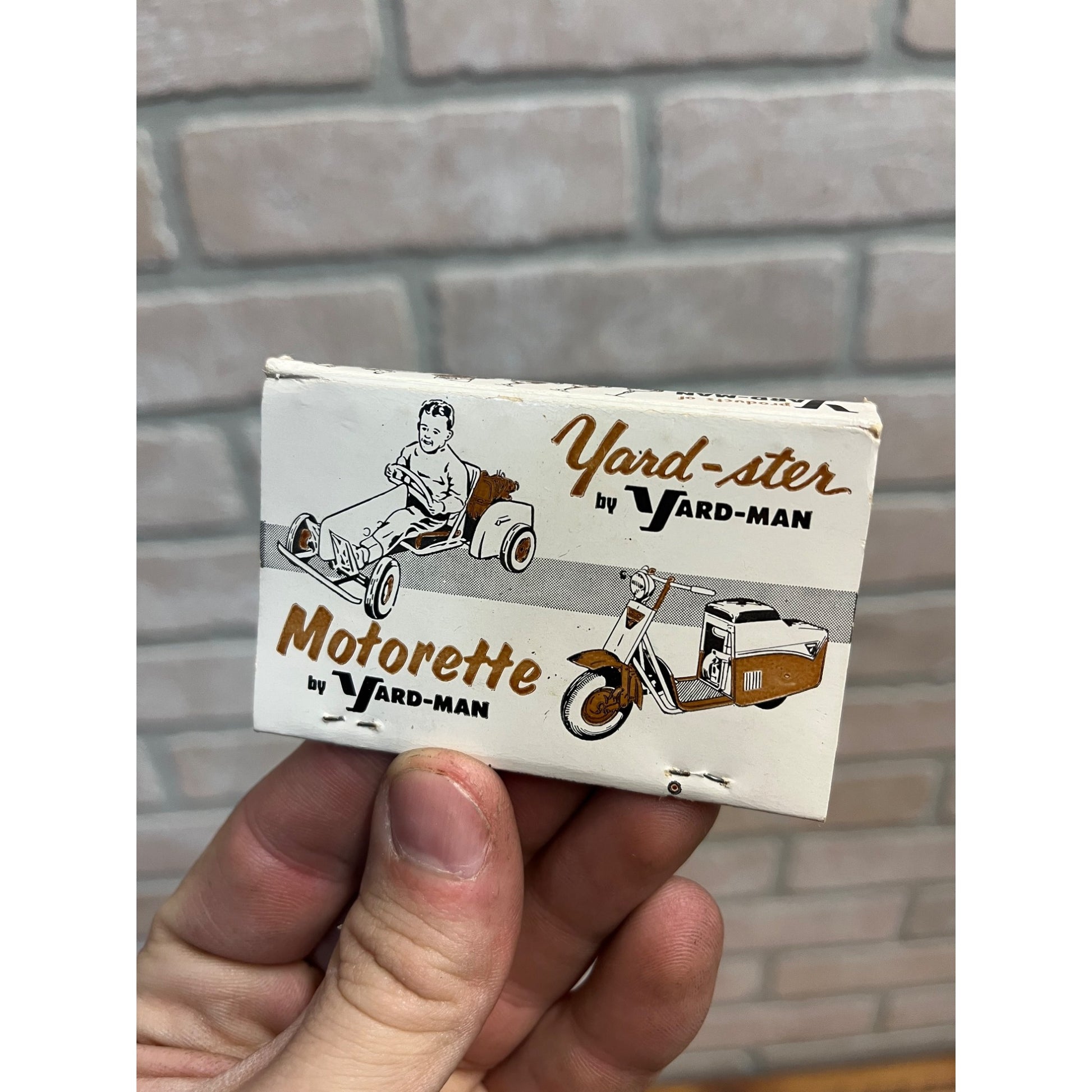Vintage Yard-Man Lawn Equipment Motorette Matchbook Full Unused