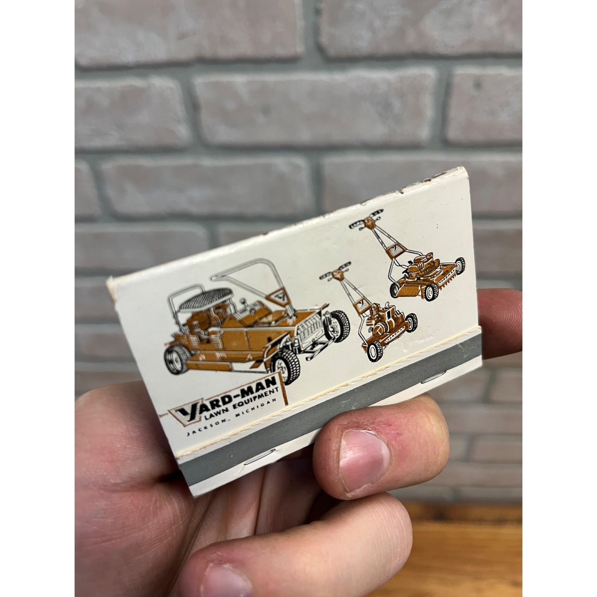 Vintage Yard-Man Lawn Equipment Motorette Matchbook Full Unused