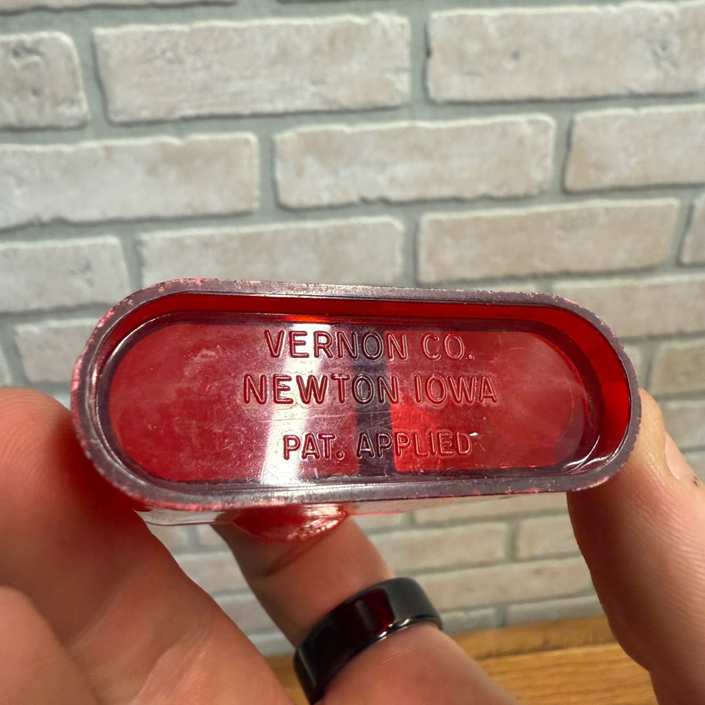 Vintage Wadhams Mobil Service Station Advertising Clip & Salt Shaker Barton Wis