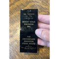 Vintage Matchbook Advertising - Crossroads Mansion Steak House - Oshkosh, Wis. / Manawa Steak House Manawa, Wis.