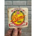 Vintage 1930s Premo Beer Coaster Port Washington Wis Wisconsin Bar Brewing