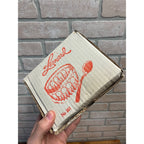 Leonard Silver Plate & Crystal 2 PC sauce set No 351 NOS NEW OLD STOCK BOX