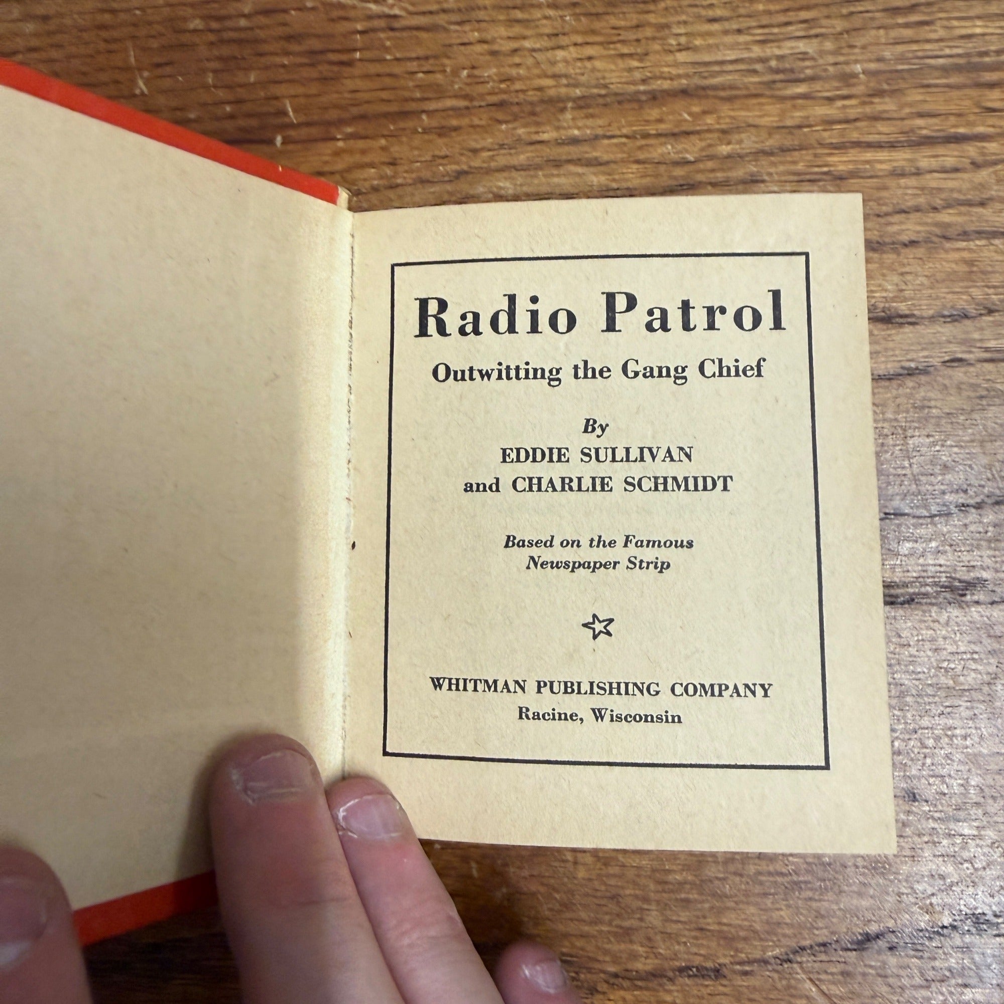 Big Little Book #1496 Radio Patrol Outwitting the Gang Chief  -  Fine Condition