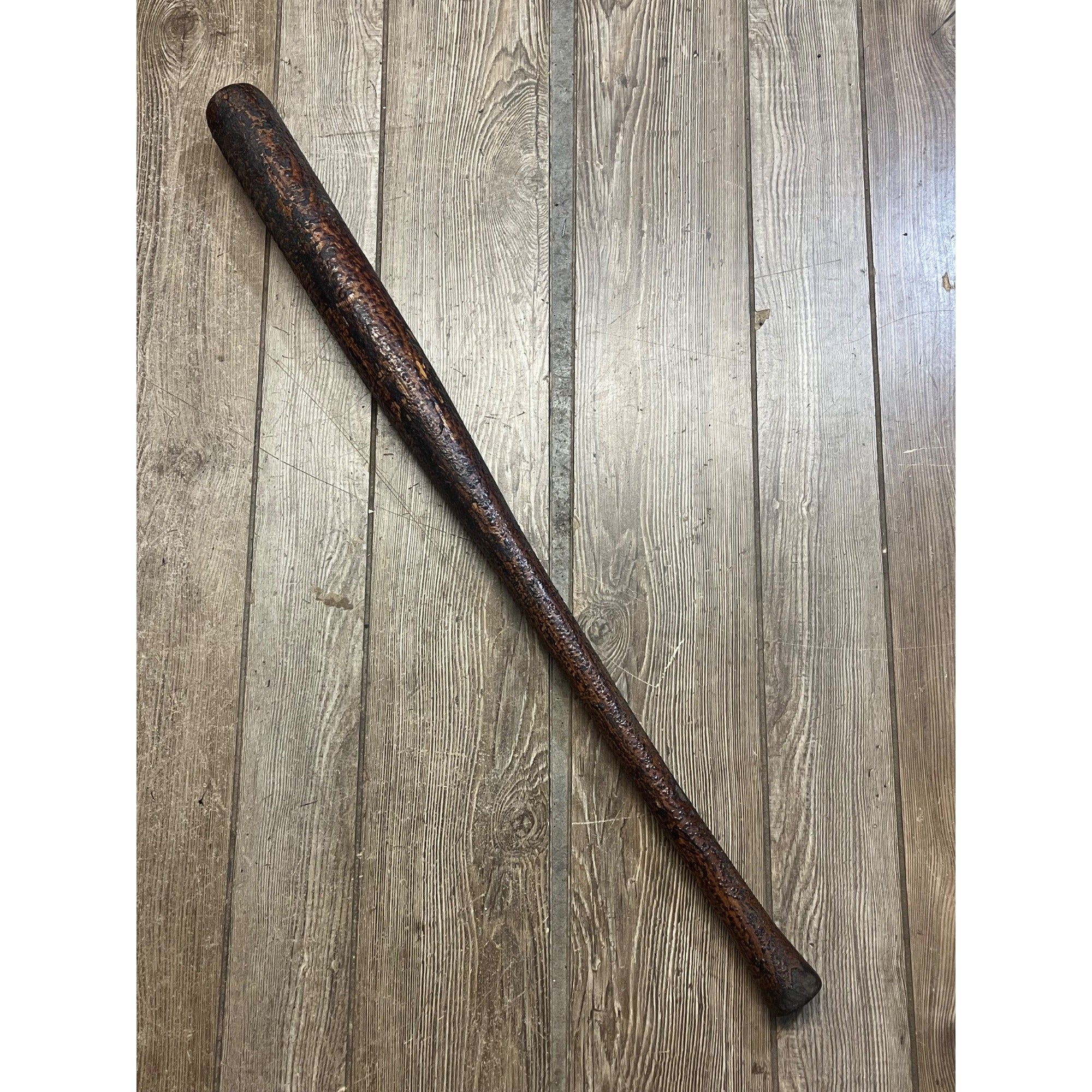 Antique Wooden Baseball Bat Long Taper 1870s-1890s Early 34" Flat Knob Victorian