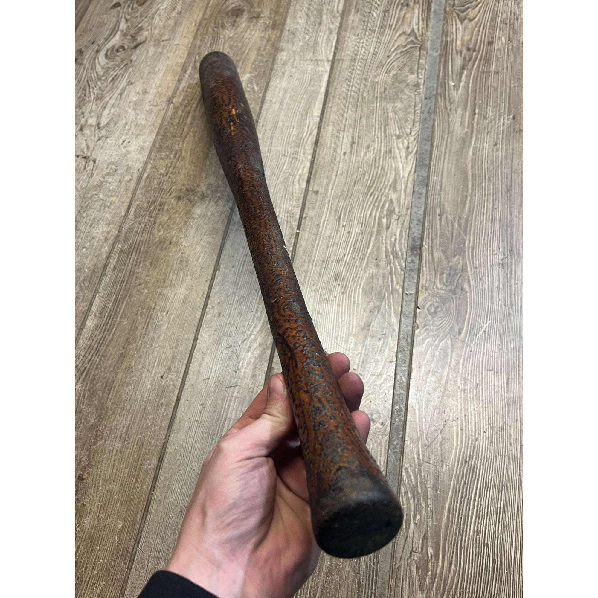 Antique Wooden Baseball Bat Long Taper 1870s-1890s Early 34" Flat Knob Victorian