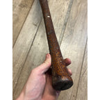 Antique Wooden Baseball Bat Long Taper 1870s-1890s Early 34" Flat Knob Victorian