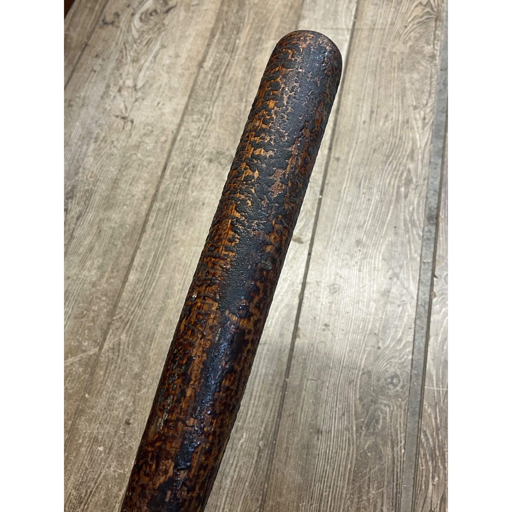 Antique Wooden Baseball Bat Long Taper 1870s-1890s Early 34" Flat Knob Victorian