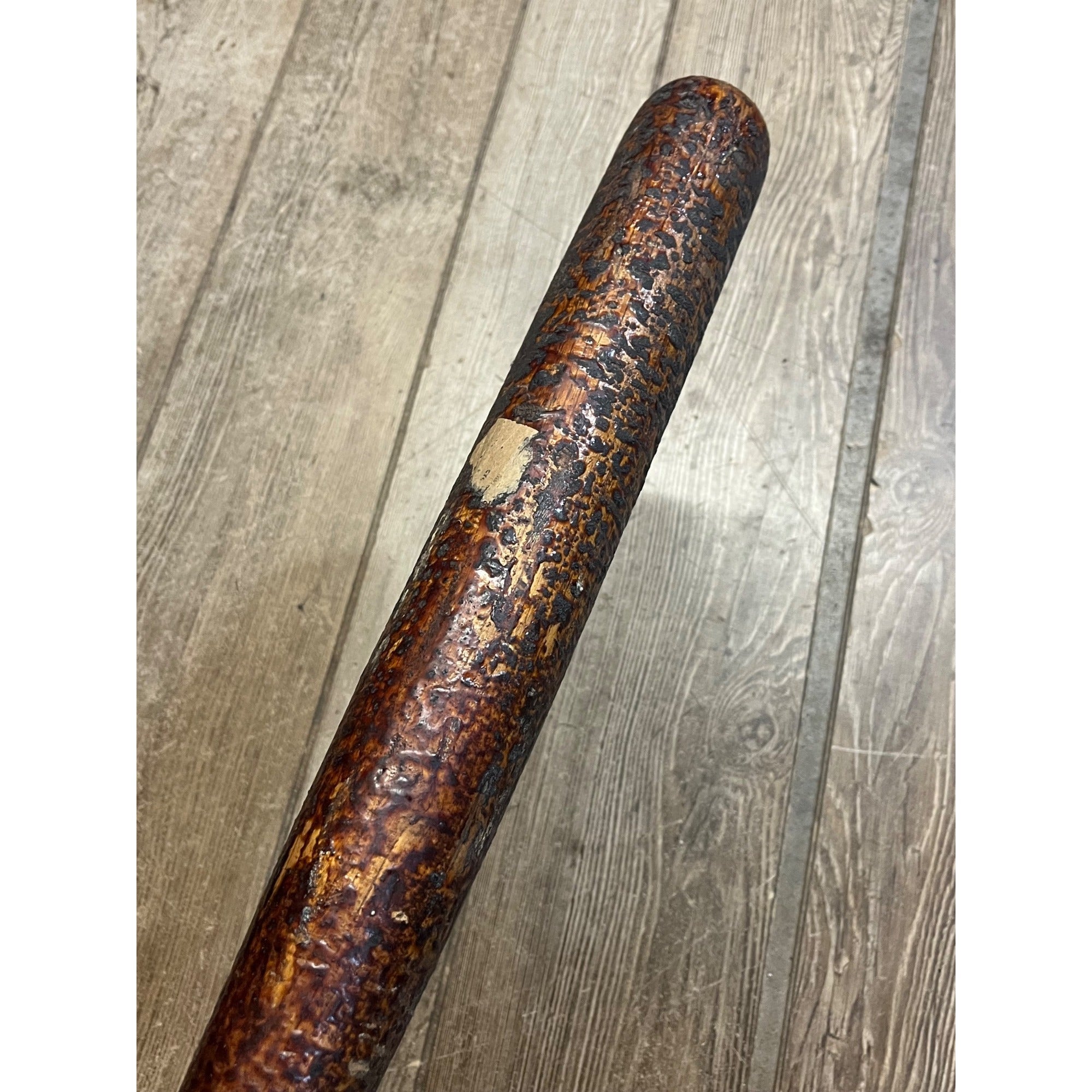 Antique Wooden Baseball Bat Long Taper 1870s-1890s Early 34" Flat Knob Victorian