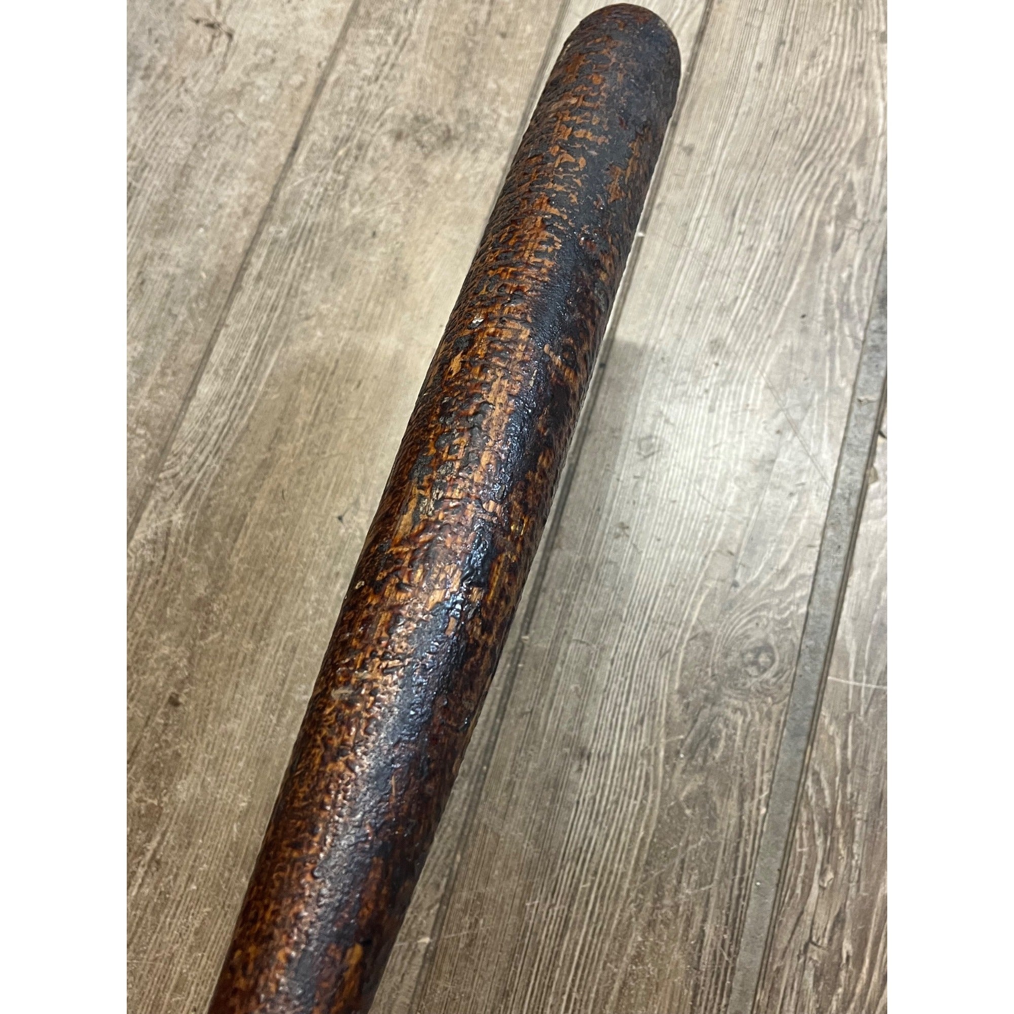 Antique Wooden Baseball Bat Long Taper 1870s-1890s Early 34" Flat Knob Victorian