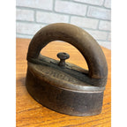 Antique Primitive Griswold Cast Iron Erie PA Flat Sad Iron