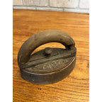 Antique Primitive Griswold Cast Iron Erie PA Flat Sad Iron