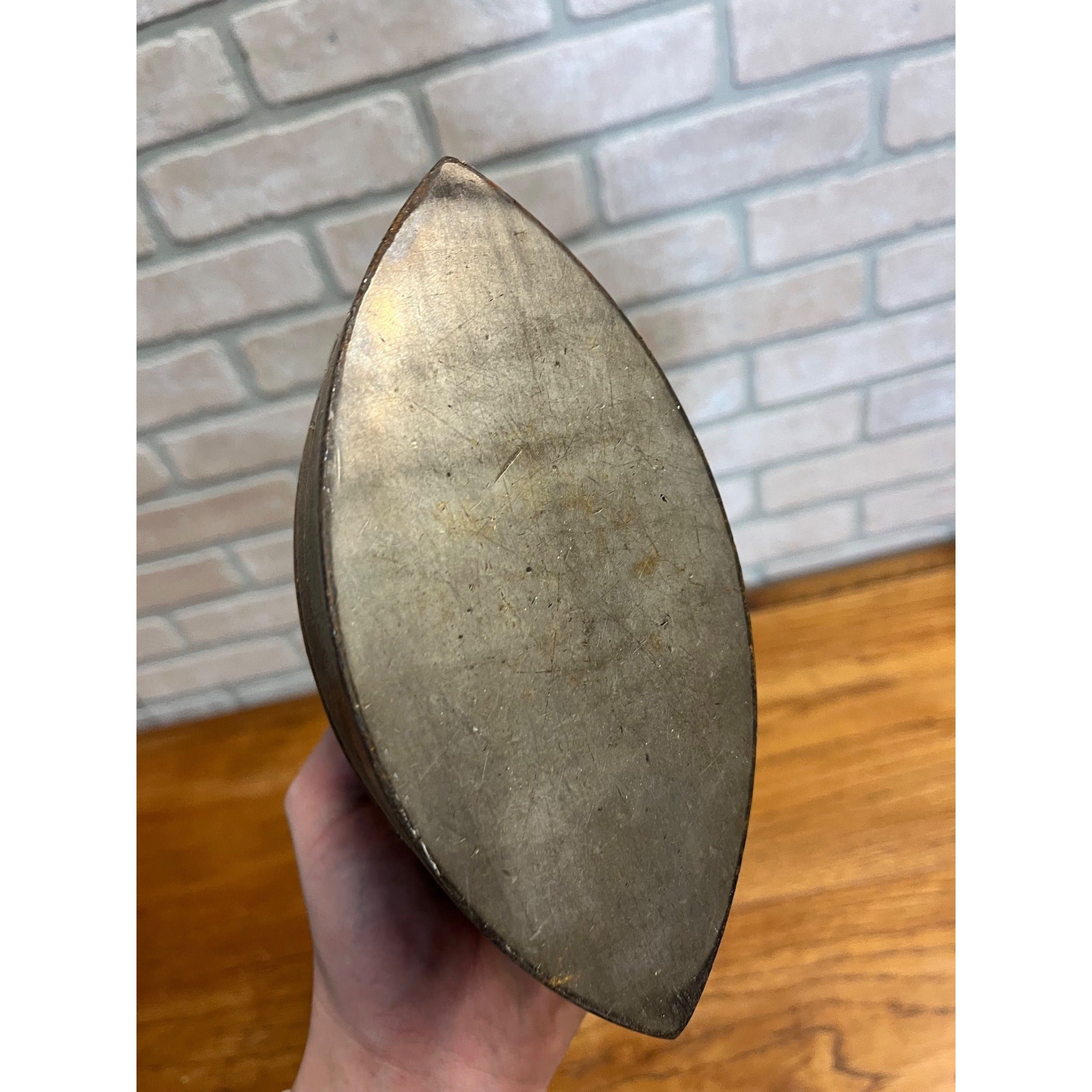 Antique Primitive Griswold Cast Iron Erie PA Flat Sad Iron