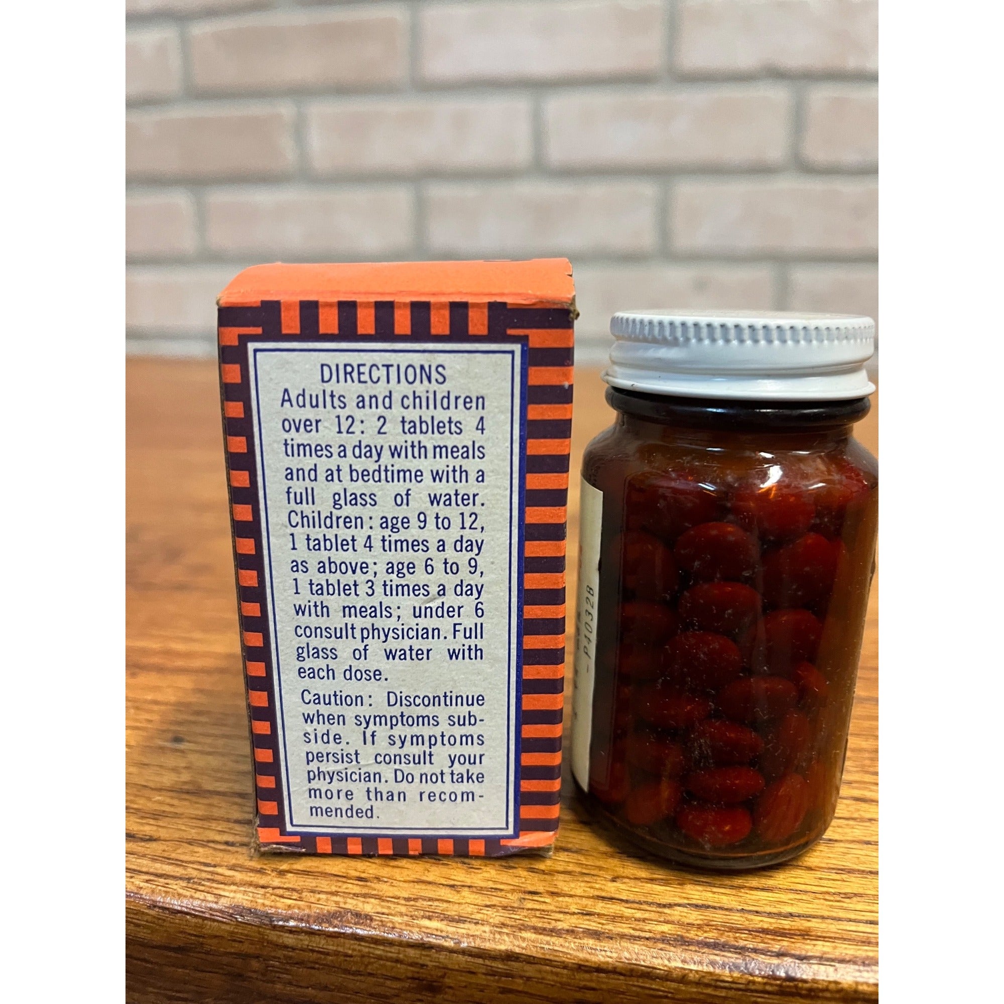 Vintage Cystex Bladder Treatment 100 Tablets Bottle with Box