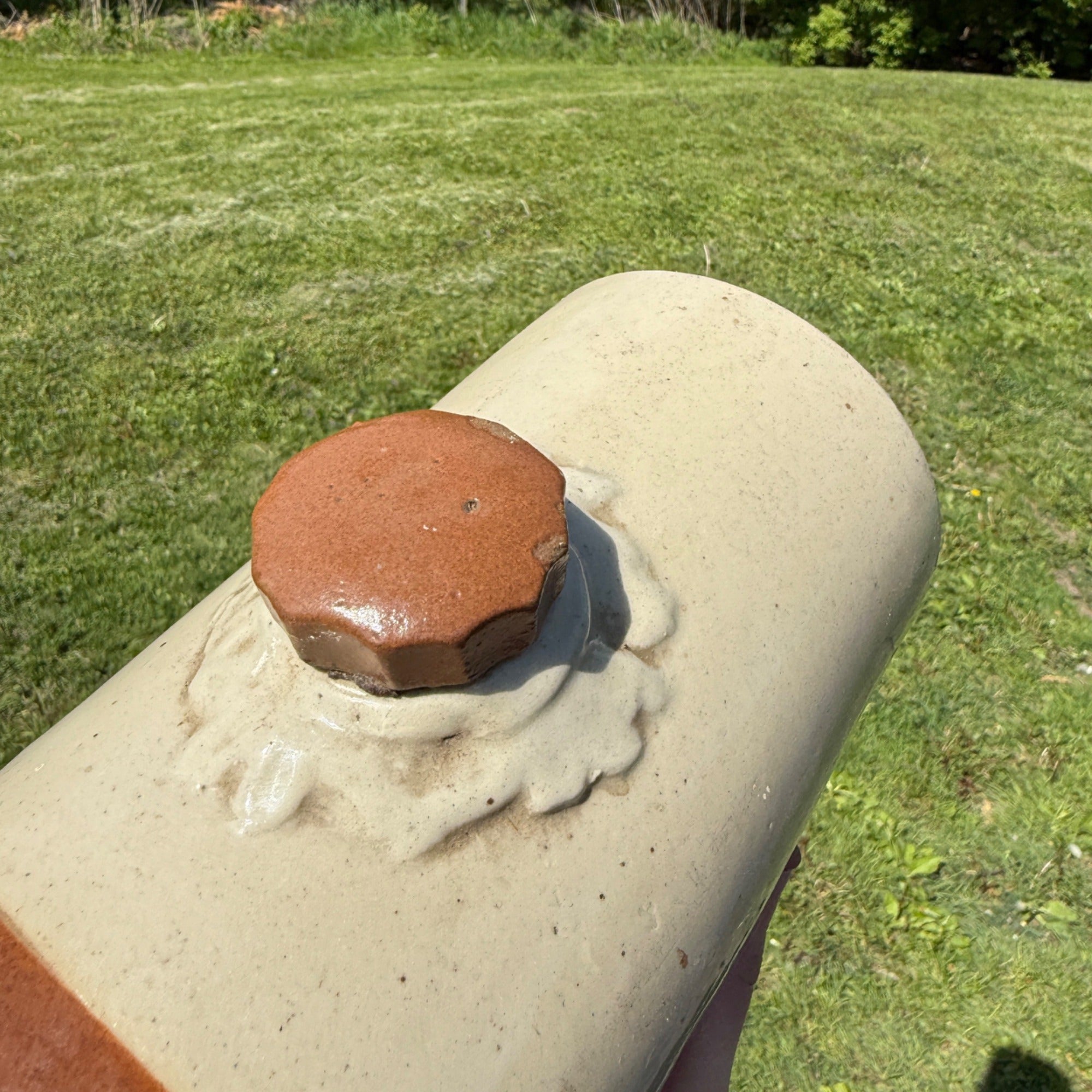 Antique Stoneware Pottery MEDALTA POTTERIES LTD MEDICINE HAT ALBERTA FOOT WARMER