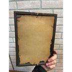 Vintage Smile Awhile Quote Motto Arts & Crafts Style Framed Live While You Live