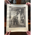 Original U.S. WWI Wounded in Action Award Accolade Document