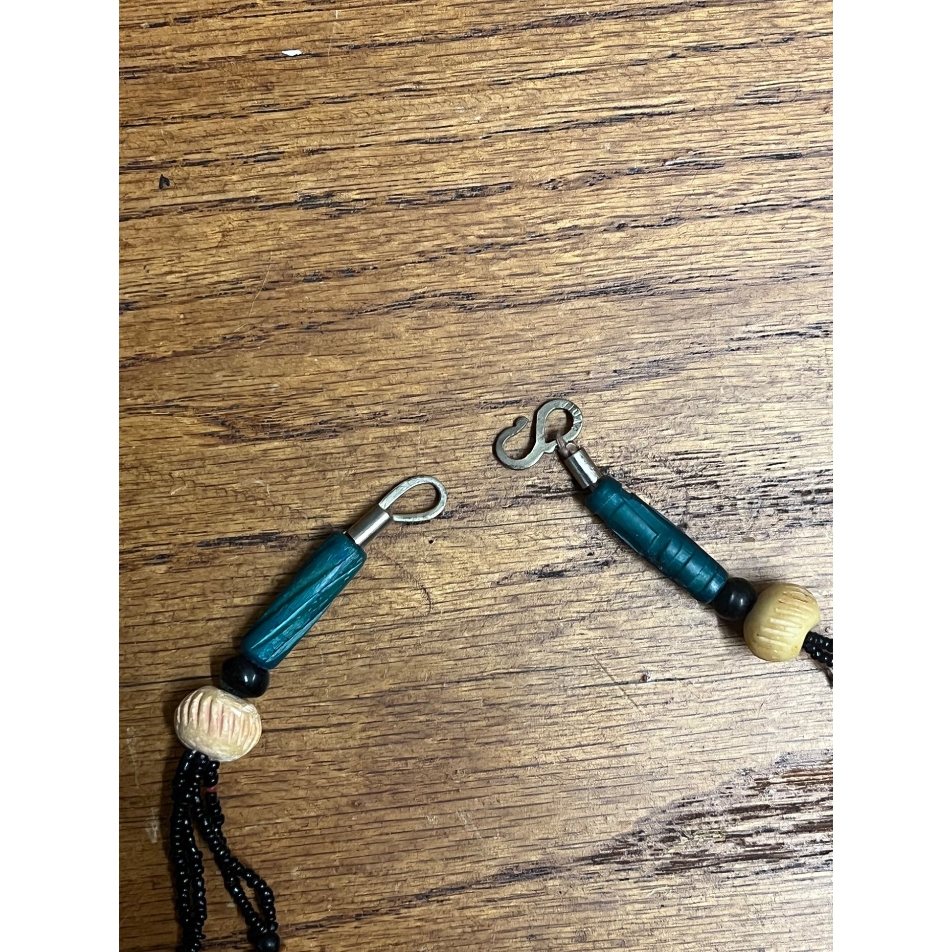 Vintage Zuni Native American India Ethnic Double Strand Fetish Necklace