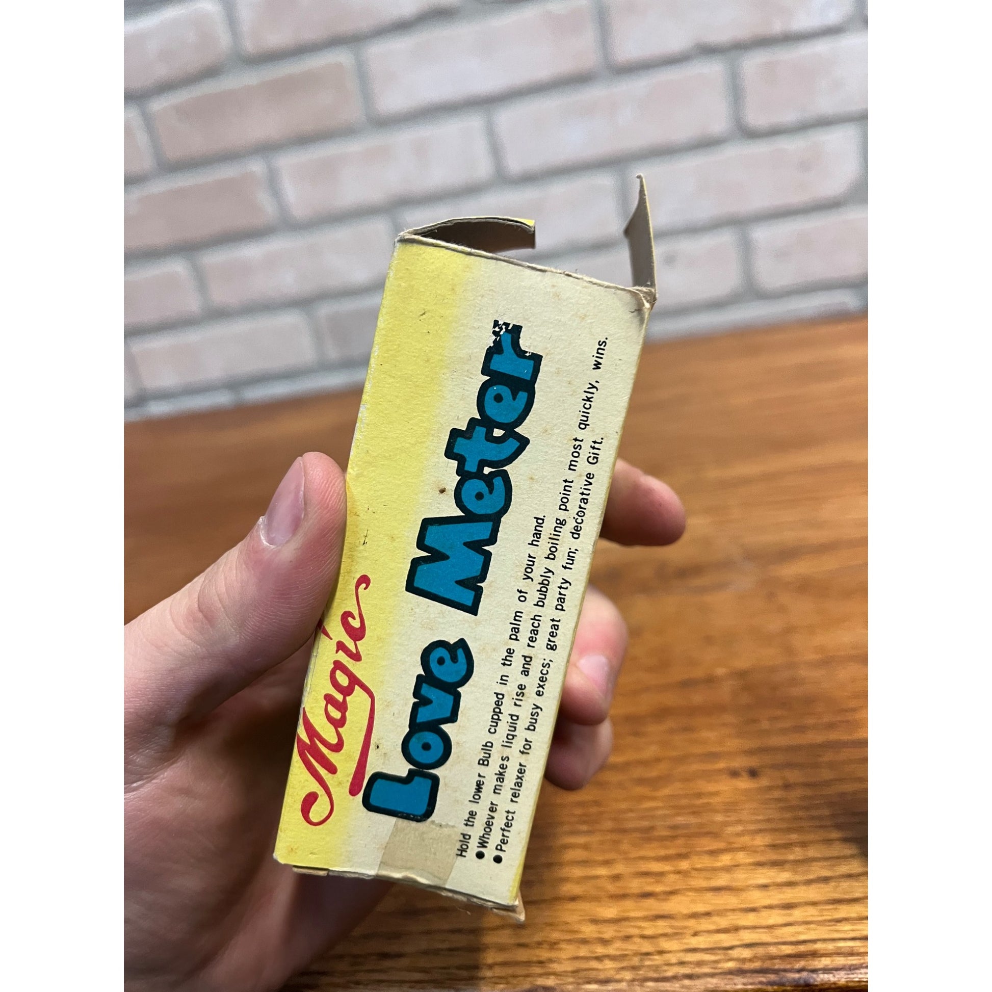 Vintage 1950s Magic Love Meter Clown Man - Works - Orig. Box Novelty Gift