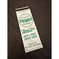 Vintage 1930s Sinclair Power-X Gas Advertising Matchbook Poy Sippi Wis Service