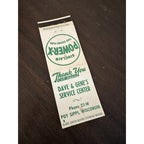 Vintage 1930s Sinclair Power-X Gas Advertising Matchbook Poy Sippi Wis Service