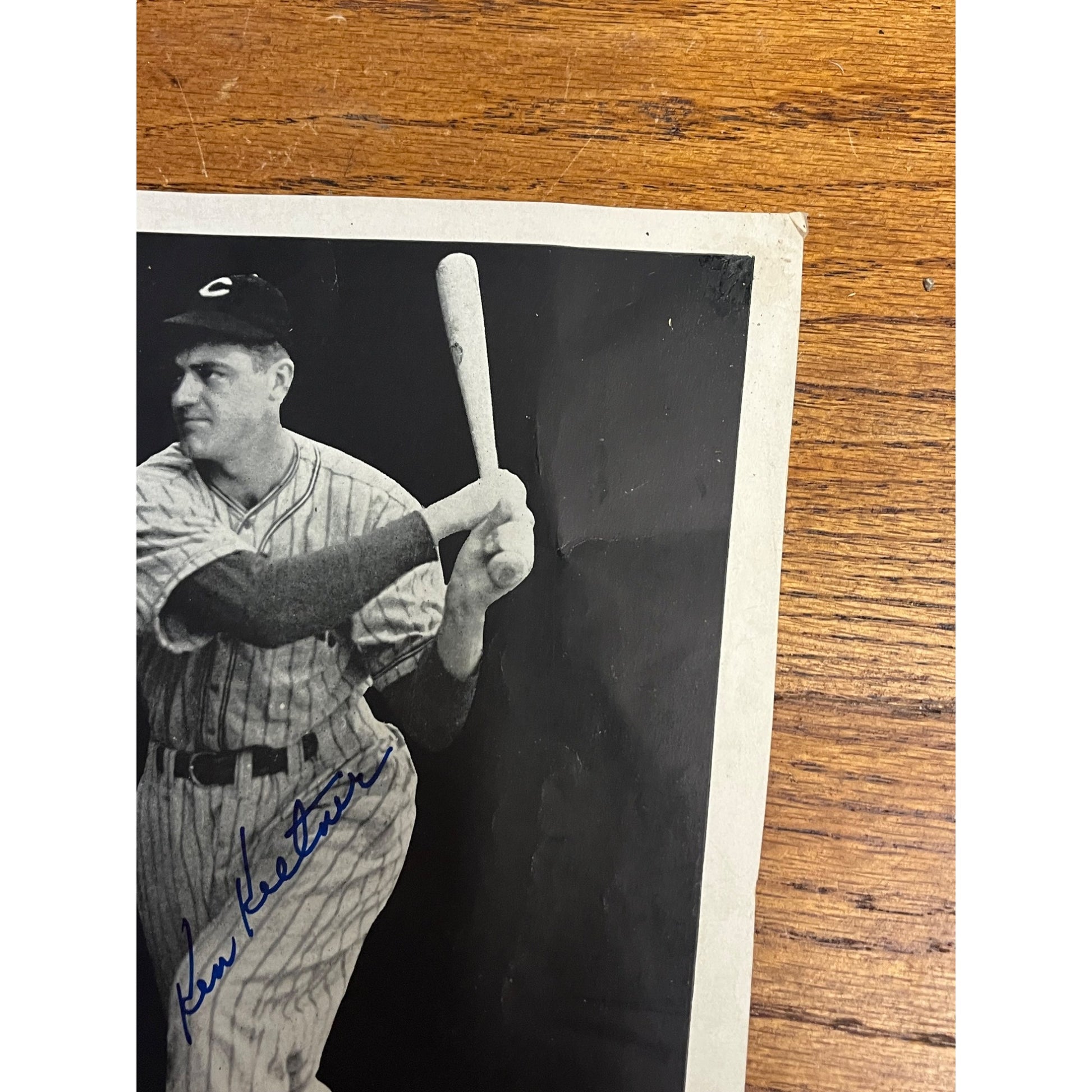 KEN KELTNER Signed 8x10 Photo Autographed CLEVELAND INDIANS