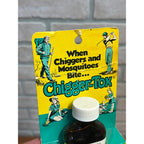 Vintage 1960s Chigger-Tox NOS Store Display Package Bottle Wood Ticks Camping