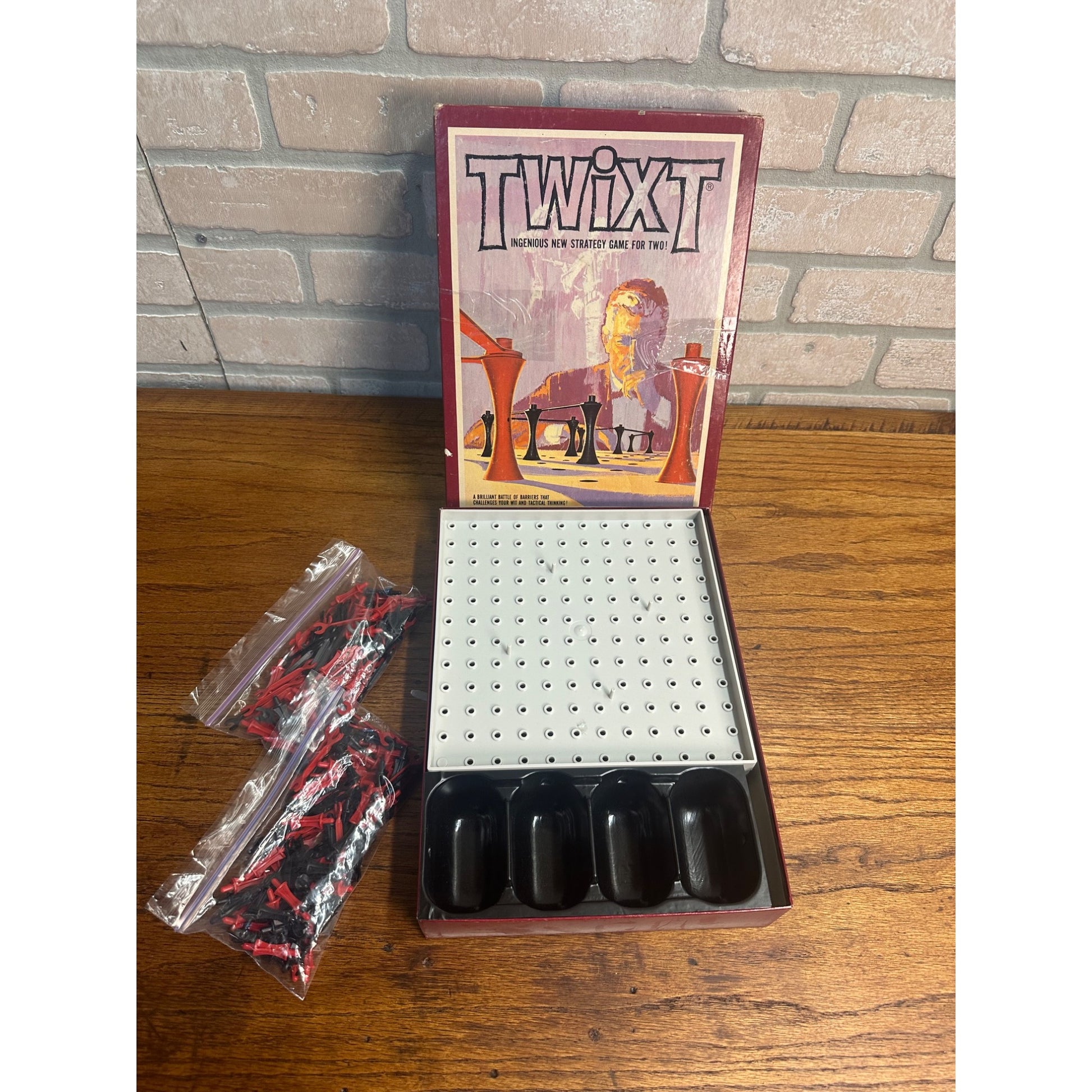 Vintage 1976 TWIXT Strategy Bookshelf Game Avalon Hill Game Co - Complete