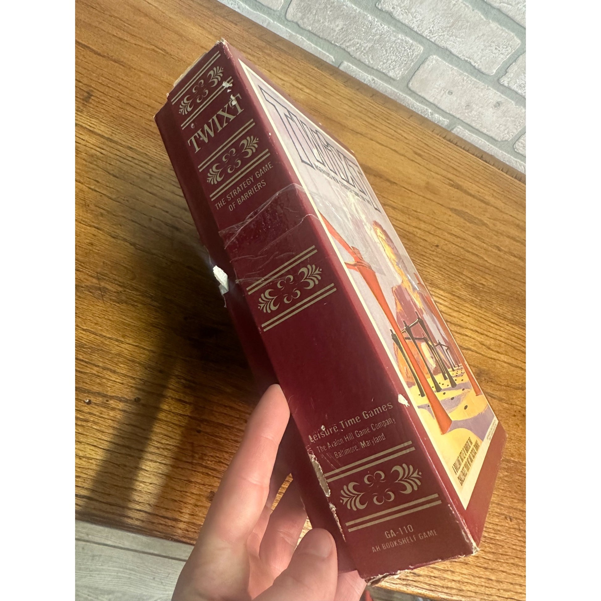 Vintage 1976 TWIXT Strategy Bookshelf Game Avalon Hill Game Co - Complete