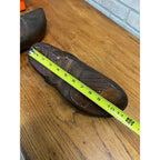 Antique Primitive Wooden Clogs Shoes Folk Art Hand Carved Wood Dutch