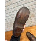 Antique Primitive Wooden Clogs Shoes Folk Art Hand Carved Wood Dutch