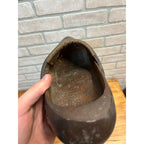 Antique Primitive Wooden Clogs Shoes Folk Art Hand Carved Wood Dutch