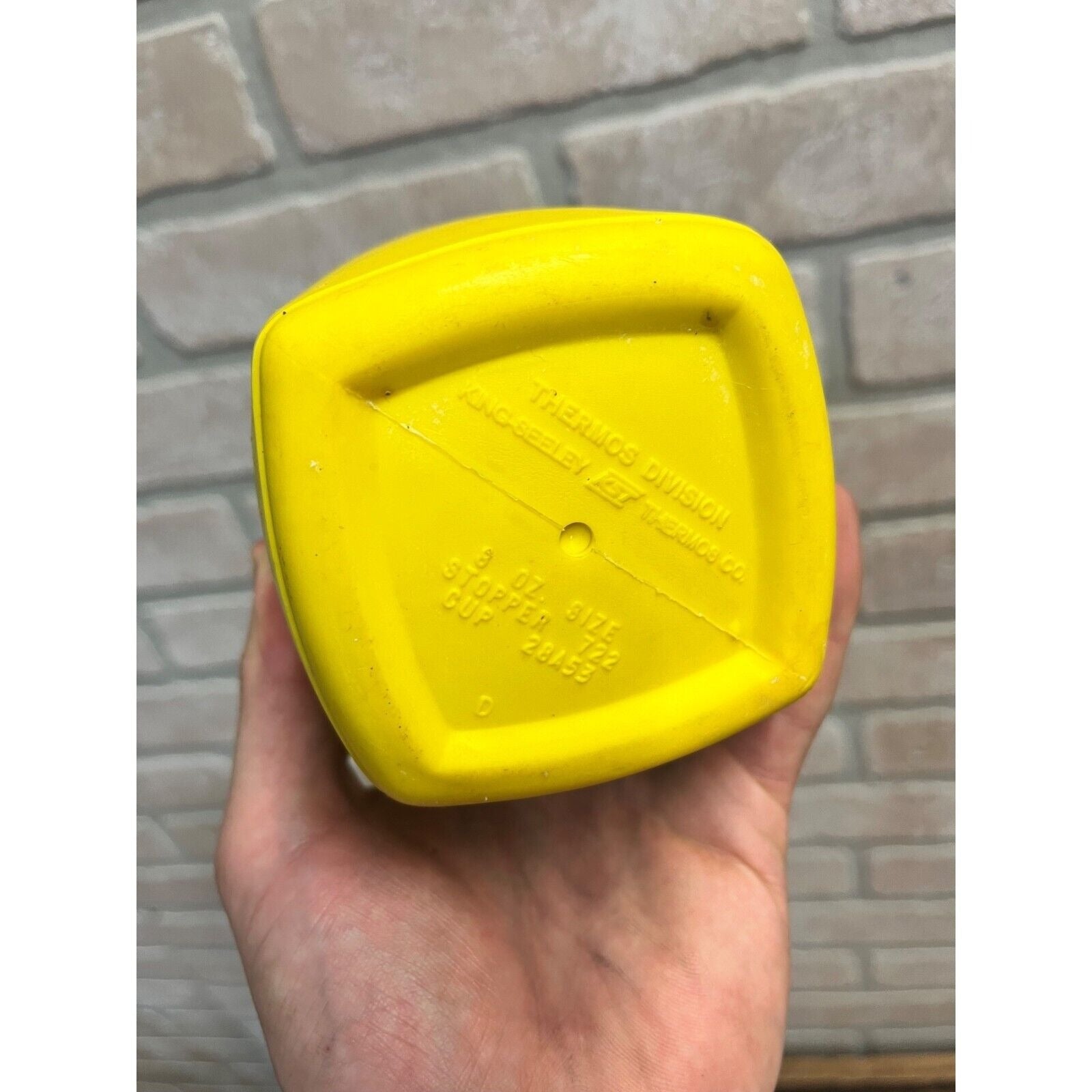 Vintage 1973 Little Orphan Annie Comic Red Yellow Plastic Thermos