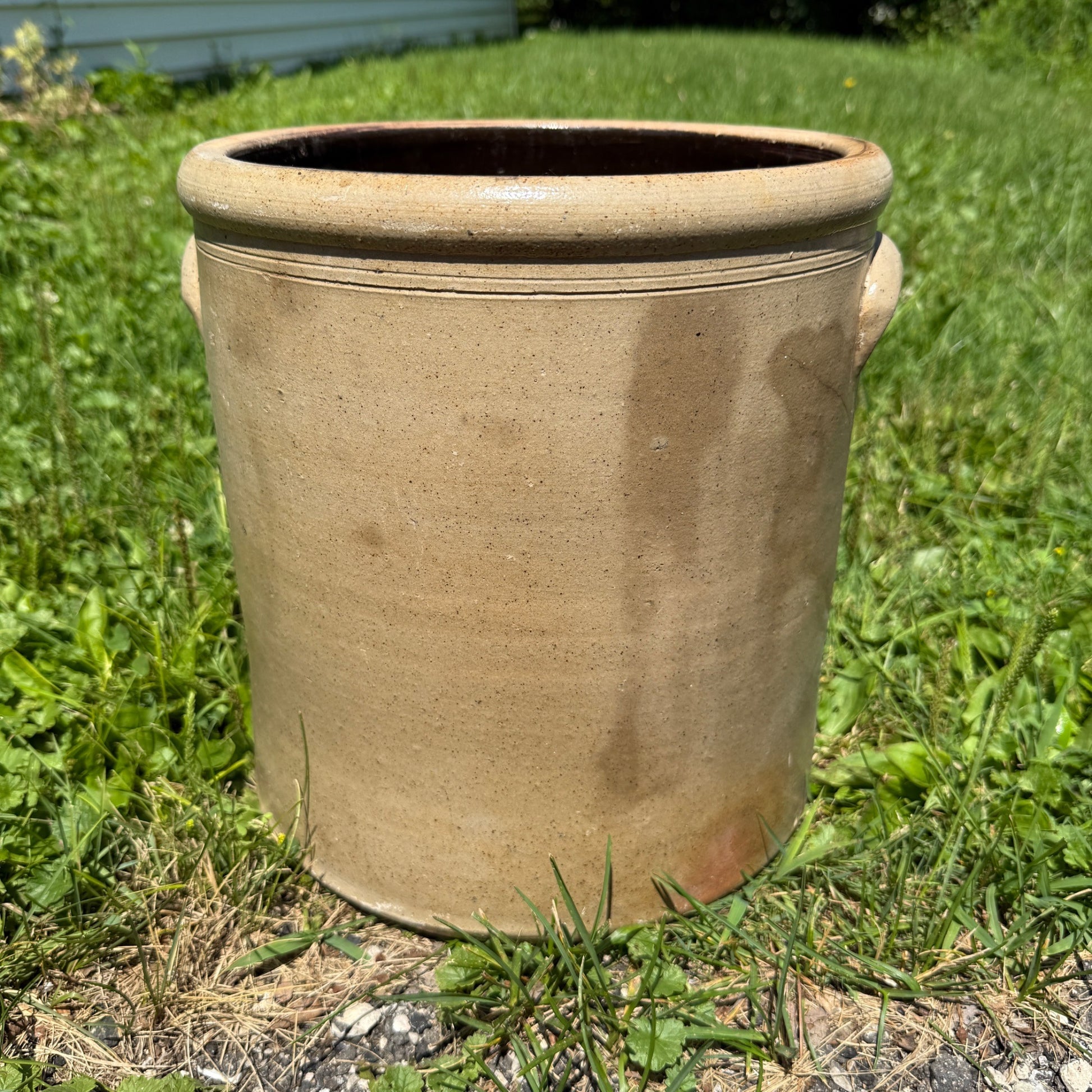 Antique Red Wing Cobalt Decorated 4 Gallon Salt Glaze Early