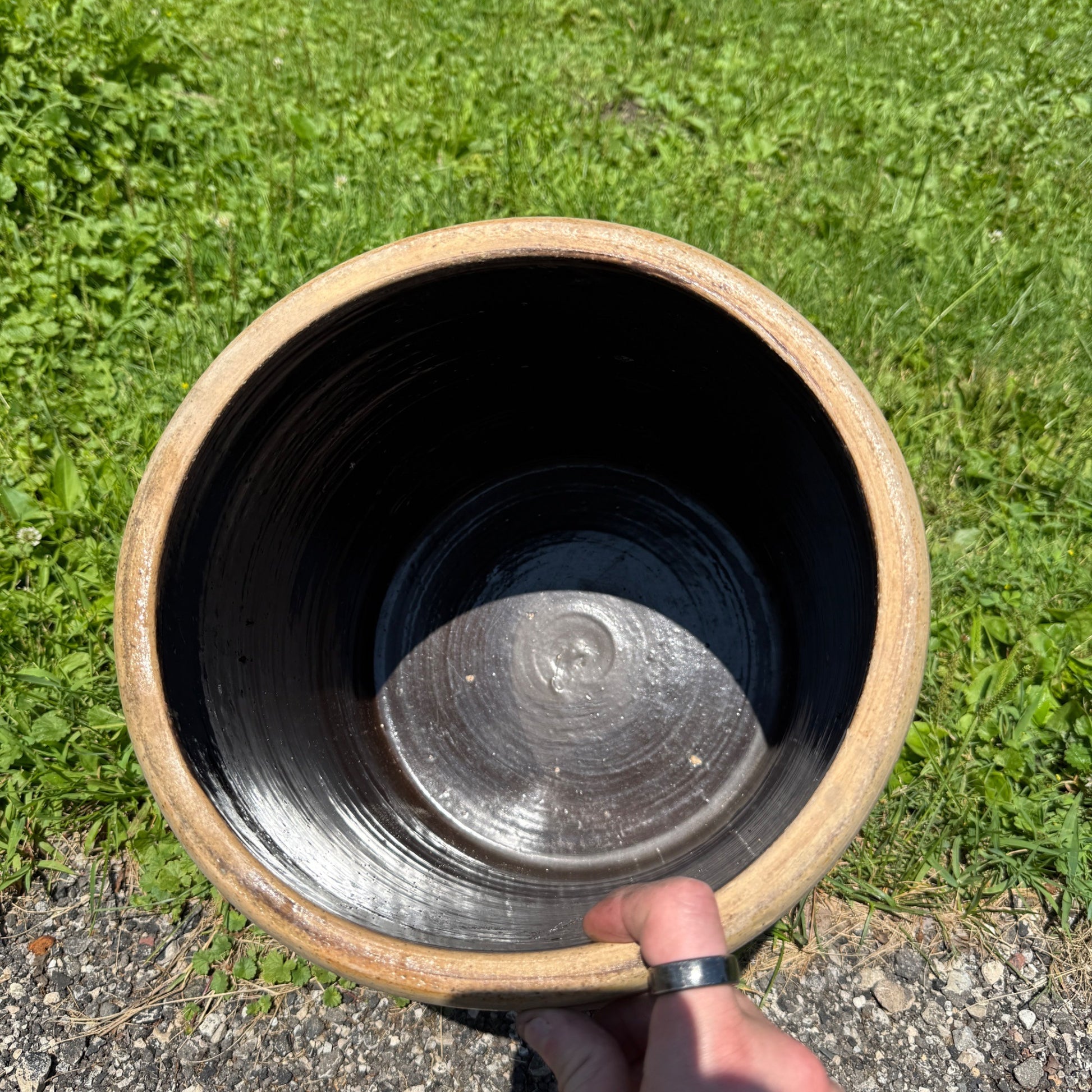 Antique Red Wing Cobalt Decorated 4 Gallon Salt Glaze Early