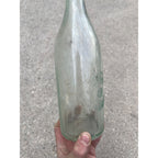 RARE Vintage Xavier Ruesch Chicago Heights IL ILL Embossed Soda Pop Bottle Quart