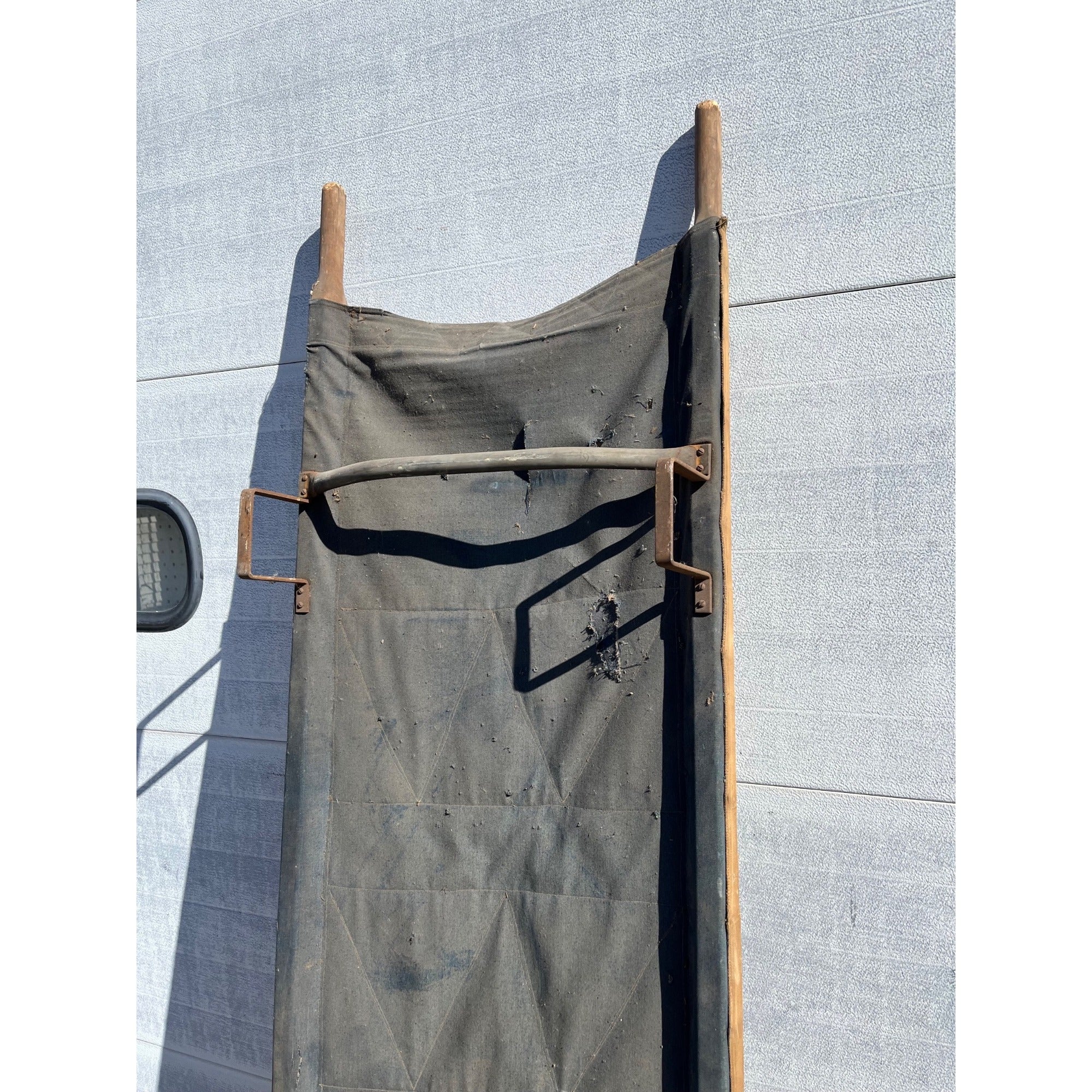 Vintage WWII Era US Army Canvas Stretcher Cot First Aid Medic