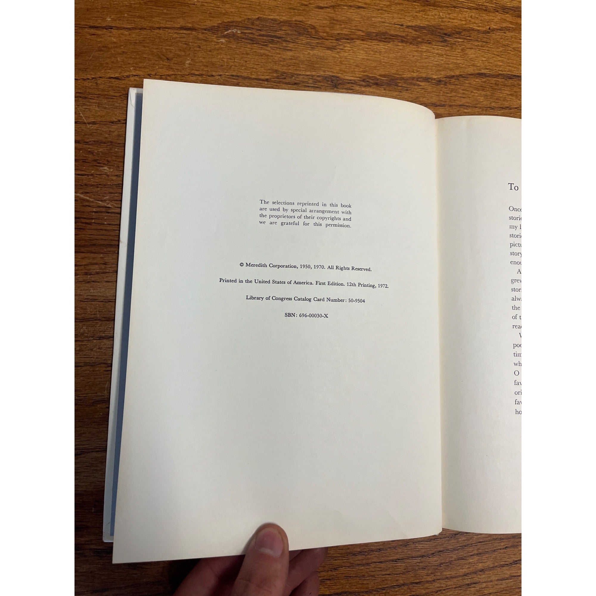 Better Homes and Gardens Story Book - by Betty O'Connor - 1972 12th Printing