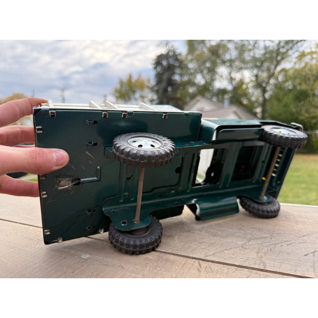 Vintage Tonka Farms Stake Bed Truck Pressed Steel Toy