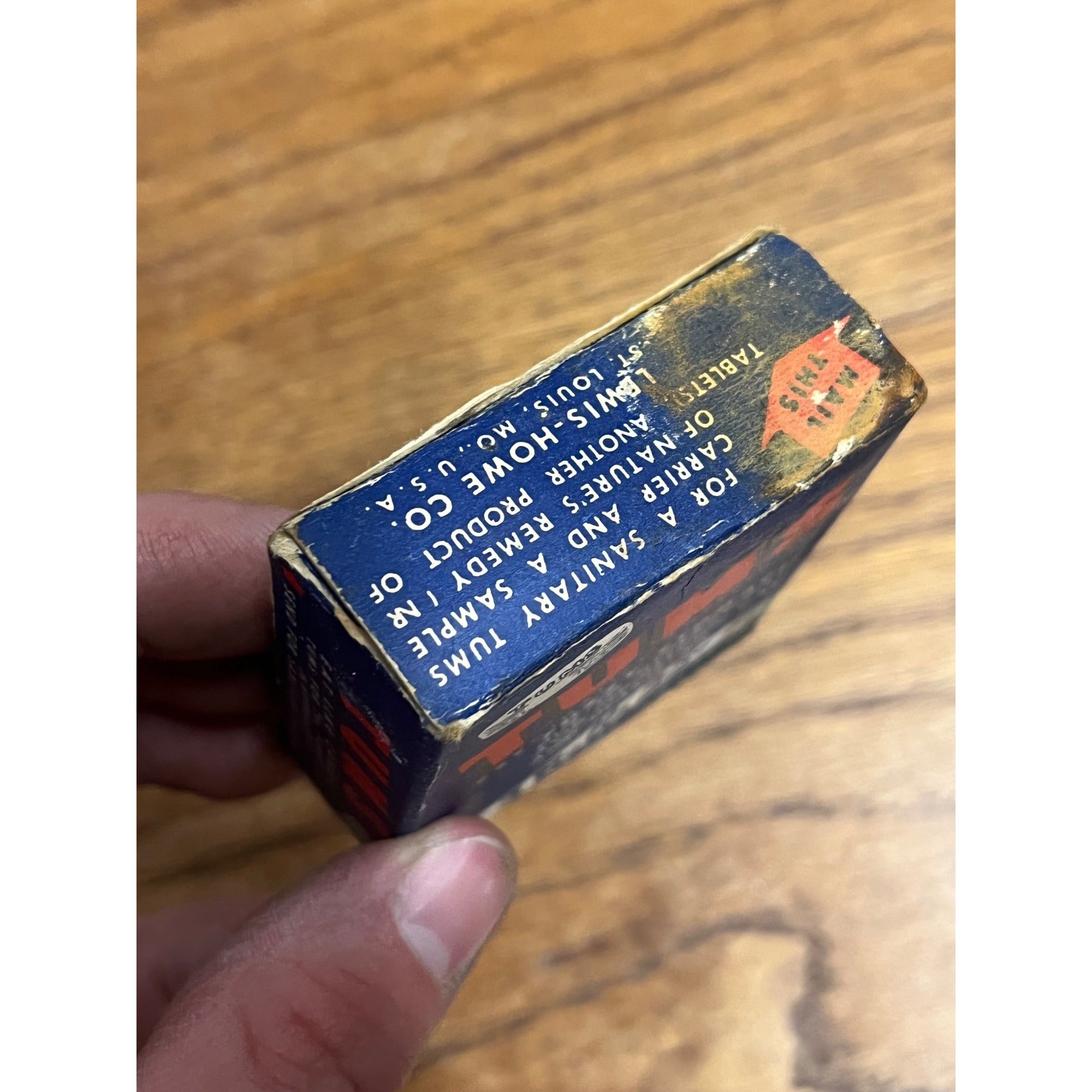 Vintage TUMS box, with 1 Roll Pharmacy Drug tore Collectible NOS