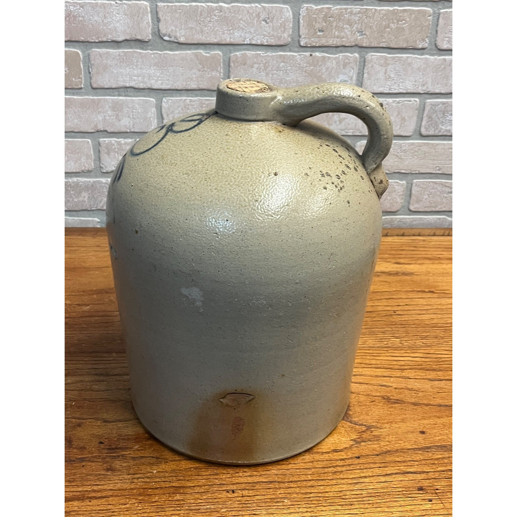 Antique Primitive 3 Gallon Salt Glaze Red Wing Beehive Stoneware Jug