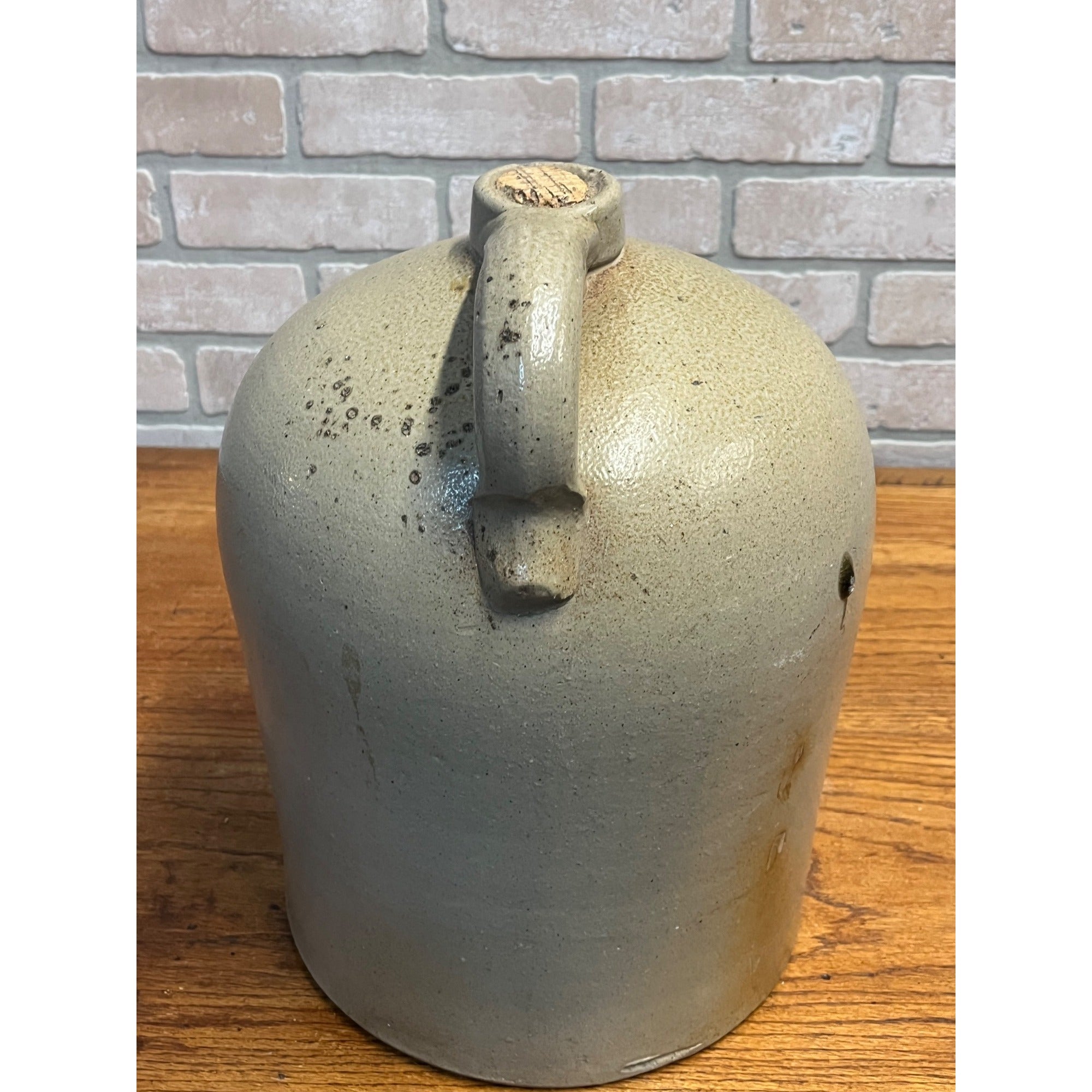 Antique Primitive 3 Gallon Salt Glaze Red Wing Beehive Stoneware Jug