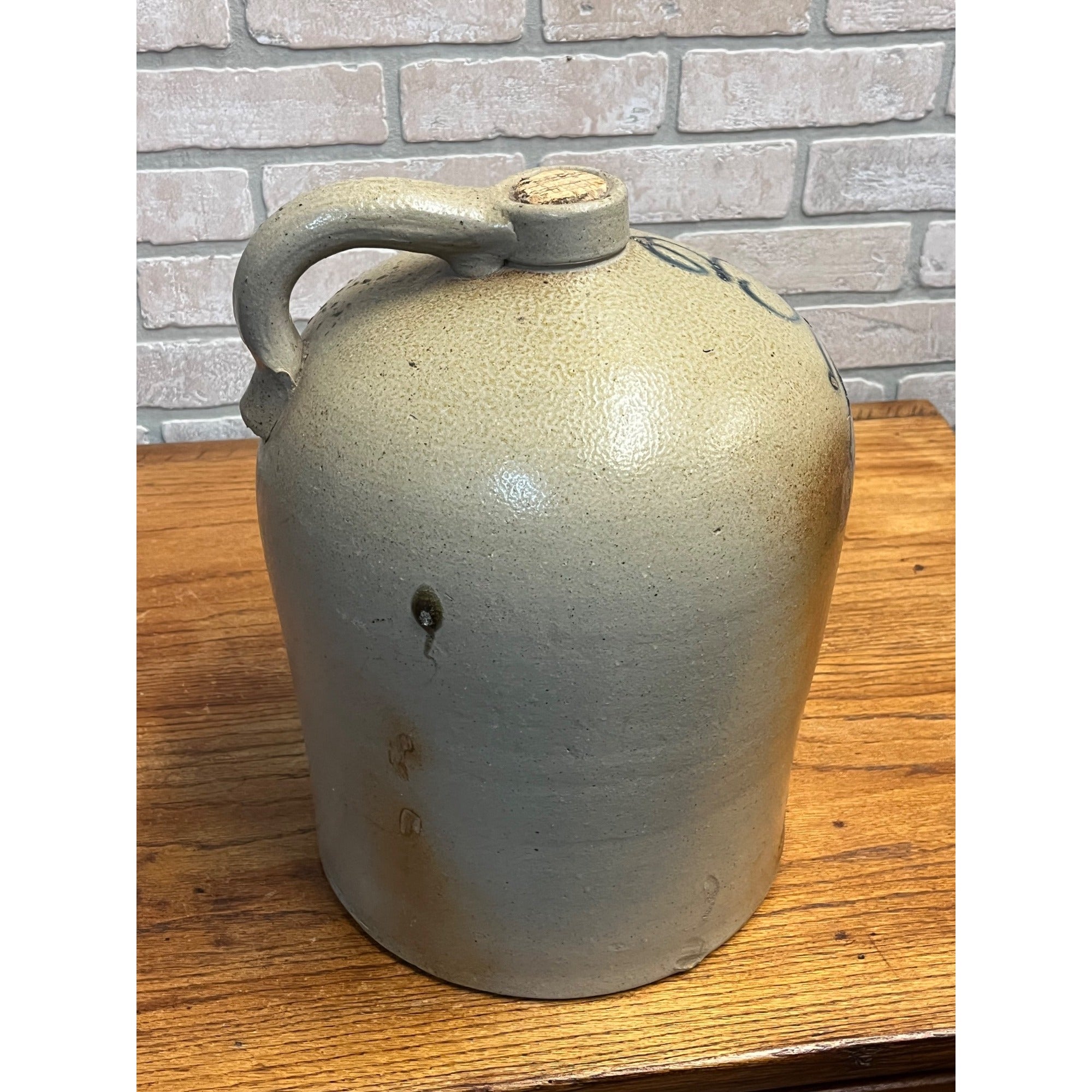 Antique Primitive 3 Gallon Salt Glaze Red Wing Beehive Stoneware Jug
