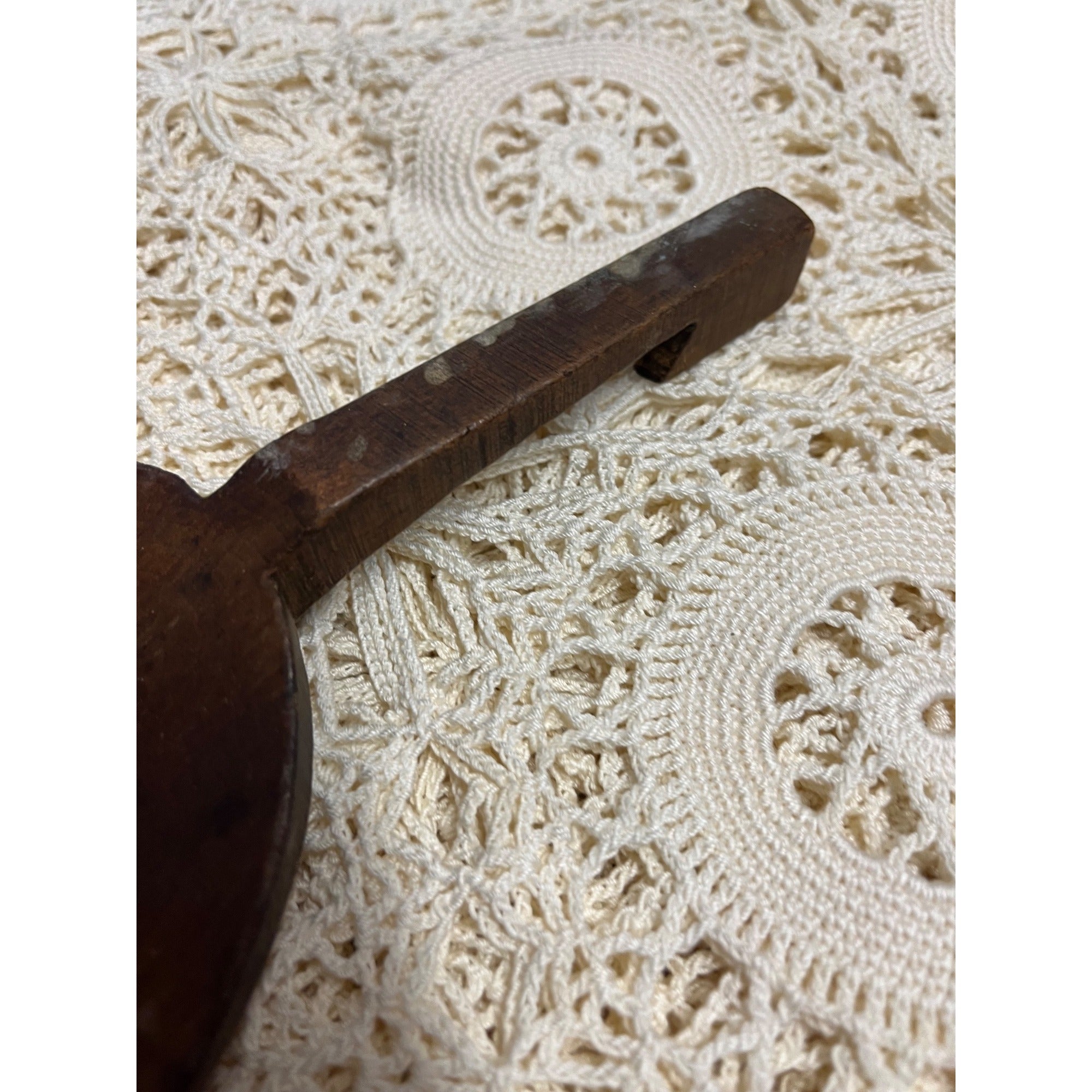 Antique Primitive Carved Wooden Butter Paddle Scoop Kitchen Tool Country Farmhouse Decor