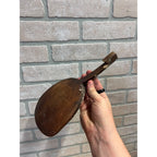 Antique Primitive Carved Wooden Butter Paddle Scoop Kitchen Tool Country Farmhouse Decor