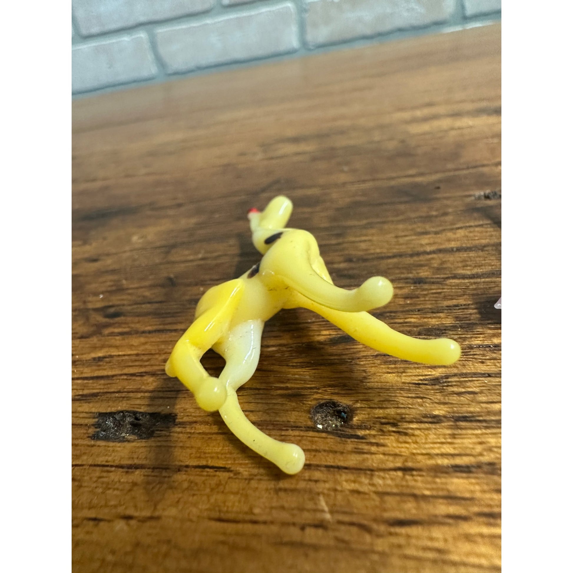 Vintage Murano Style Miniature Hand Blown Glass Figures Giraffe Pin Swan Bird