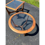Vintage 1960s Lane "Silhouette" Walnut End Side Tables - Pair - Adrian Pearsall