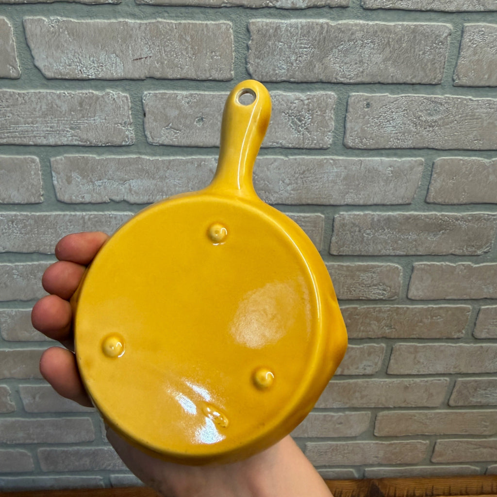 Vintage Las Vegas Neveda Casino Souvenir Ceramic Spoon Rest Skillet Fry Pan Ashtray