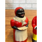 Vintage Aunt Jemima & Uncle Moses Plastic Salt & Pepper Shakers