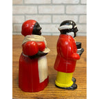 Vintage Aunt Jemima & Uncle Moses Plastic Salt & Pepper Shakers